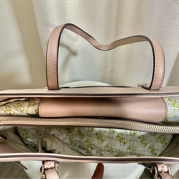 Guess Pink Leather Tote Bag - Picture 8 of 11